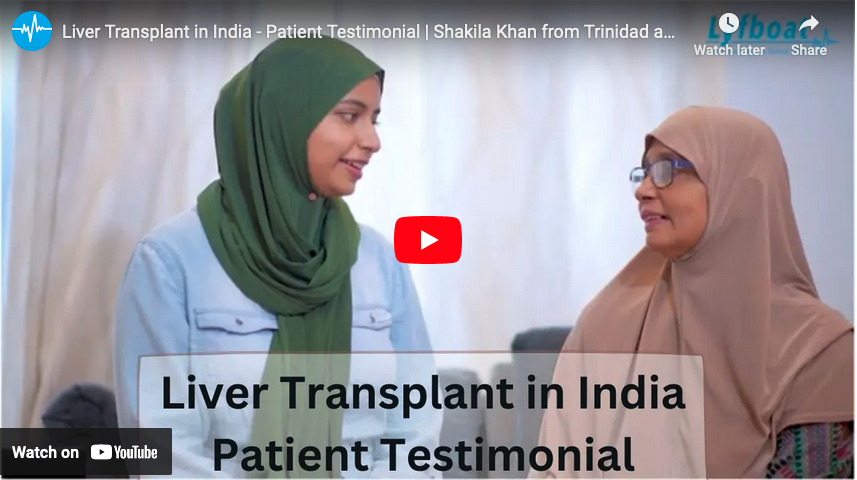 Shakila Khan Traveled from Trinidad and Tobago to India for Liver Transplant
